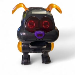 Interactive 2001 Kids Robot Dog Toy - Black & Orange